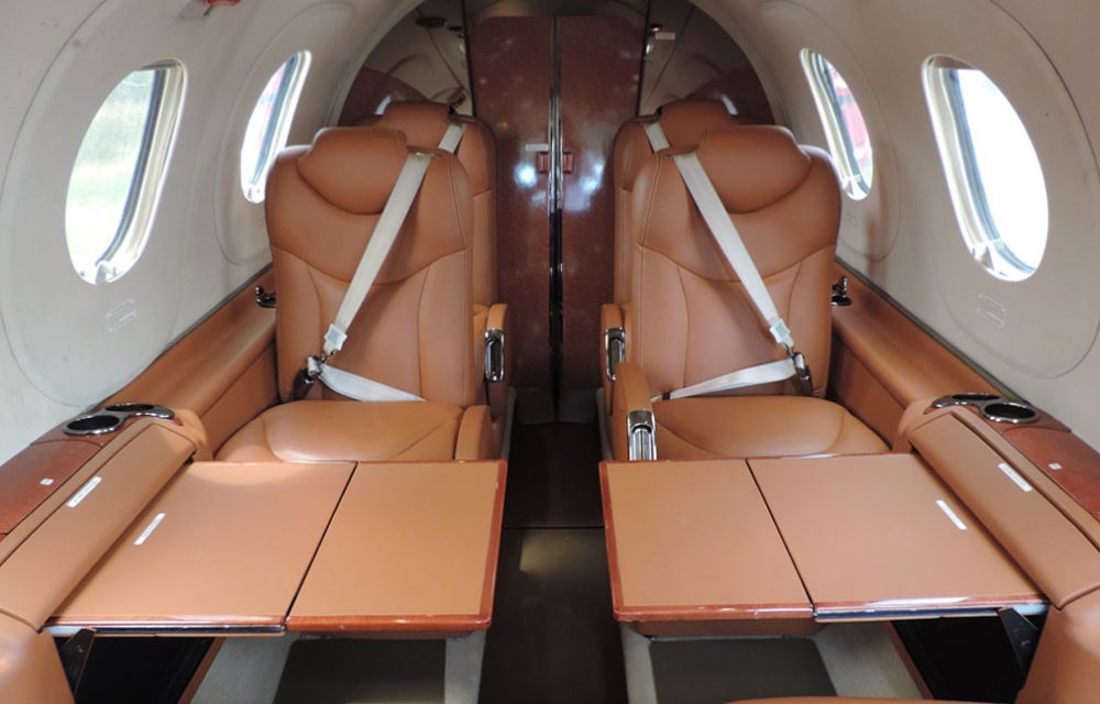 private flight on the Beechcraft Premier I